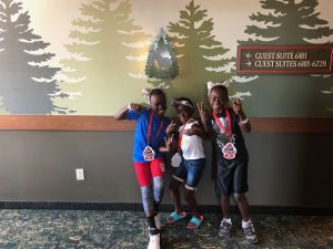 Excited to be at Great Wolf Lodge